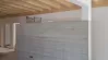 Wand als Raumteilung in glattem Sichtbeton