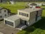 Garage mit Umgebung und Vorplatz